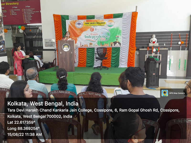Welcome speech by Dr. Mausumi Singh (Sengupta)