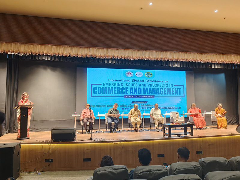 Inaugaral Speech by Principal Madam on International Student Conference