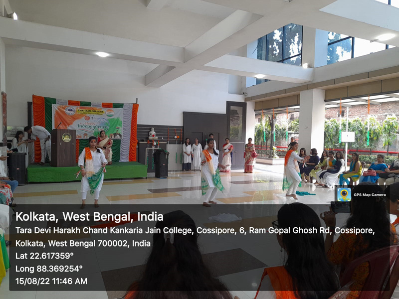 Students Dance Wearing The Colors of The Tiranga